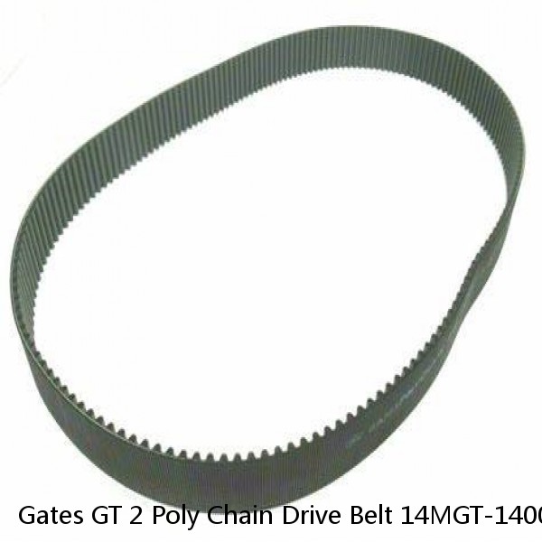 Gates GT 2 Poly Chain Drive Belt 14MGT-1400-20  14mm Pitch x 20mm W x1400mm