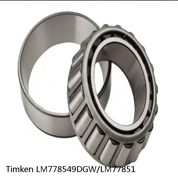 LM778549DGW/LM77851 Timken Tapered Roller Bearings #1 image