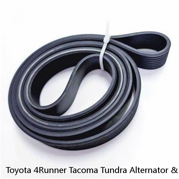 Toyota 4Runner Tacoma Tundra Alternator & Fan Drive Multi-Rib Serpentine Belt #1 image