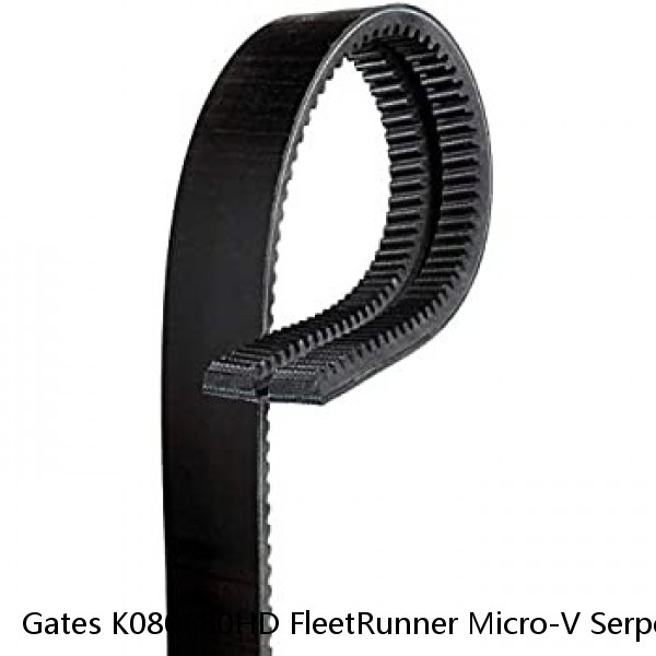 Gates K080680HD FleetRunner Micro-V Serpentine Drive Belt #1 image